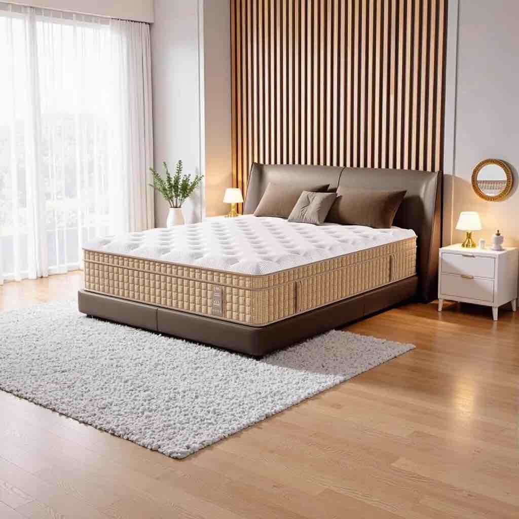 12 Inch King Hybrid Mattress with Individually Encased Springs & Gel Memory Foam - Medium-Firm, Fiberglass-Free, CertiPUR-US Certified, Mattress in a Box