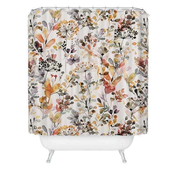 Condition photo showing New/Like New for wild grasses rustic organic holiday shower curtain - deny designs