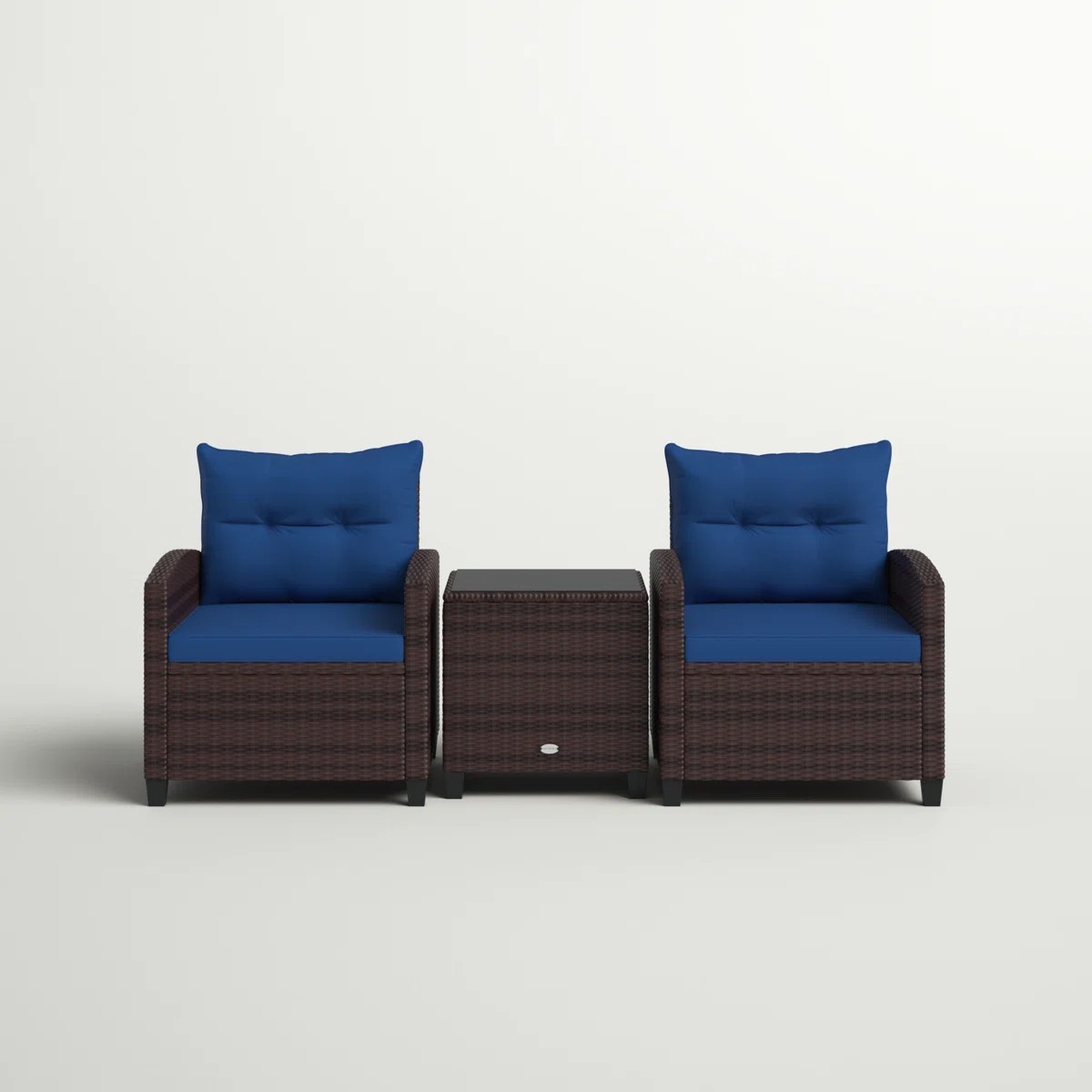 Chunn 2 - Person Patio Conversation Set with Cushions