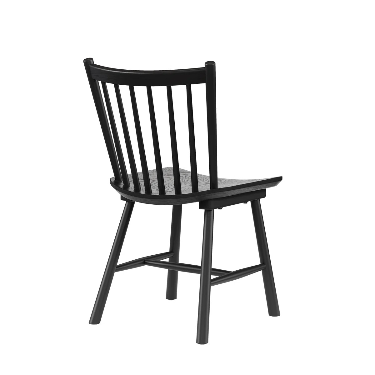 Gracie Oak, Set Of Four Black Dining Chairs