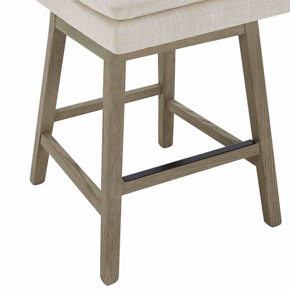 Condition photo showing New/Like New for bethea upholstered swivel counter stool