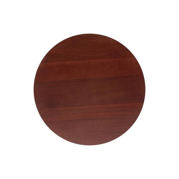 Condition photo showing New/Like New for melody 16 in. walnut top with black base 20 in. cage mango wood end table