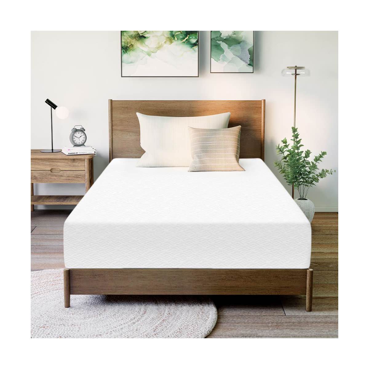 Condition photo showing New/Like New for 12" medium memory foam mattress- king