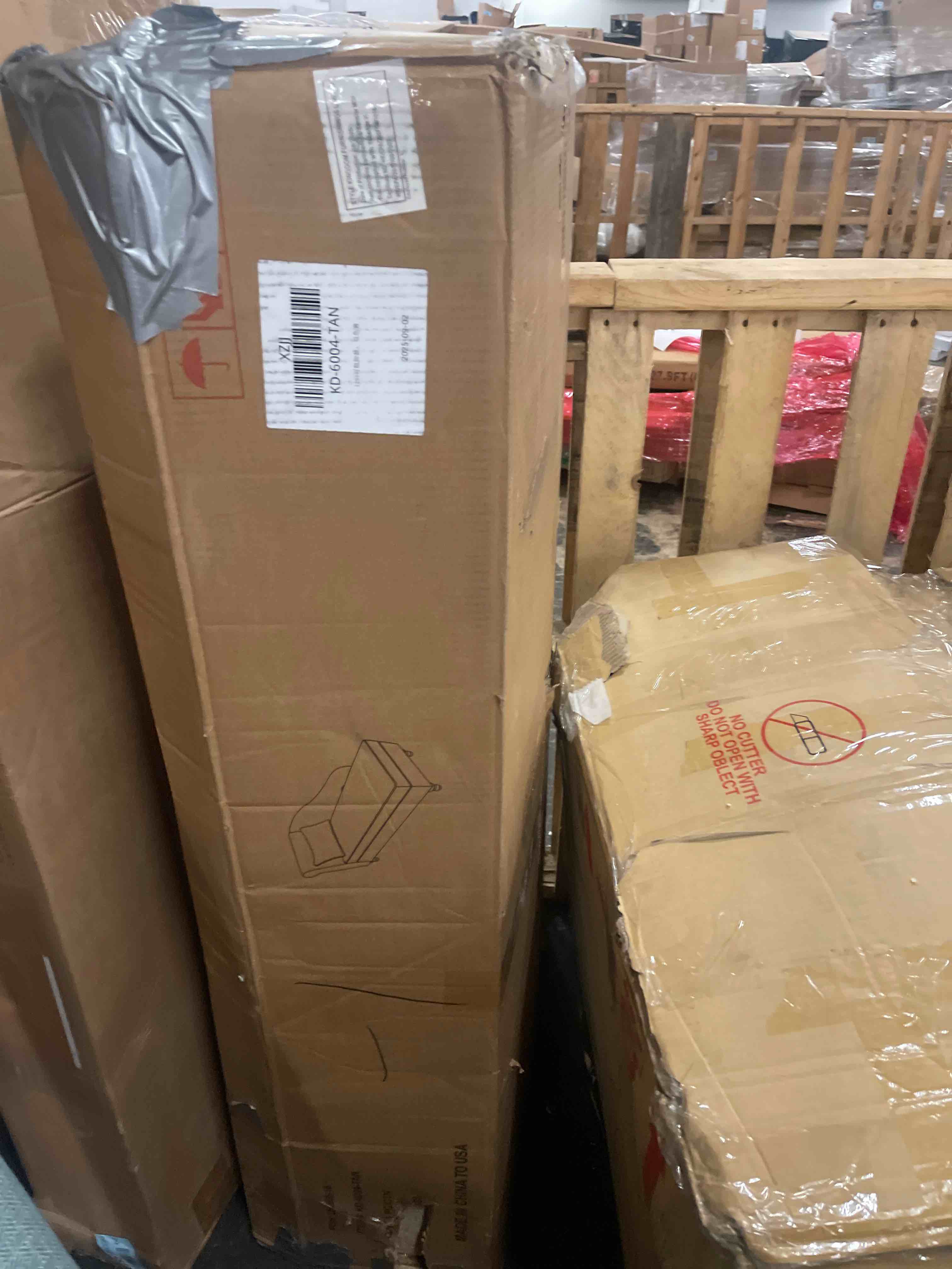 Condition photo showing New/Like New for yongqiang storage chaise lounge indoor upholstered sofa recliner lounge chair for bedroom living room tan fabric (left armrest)