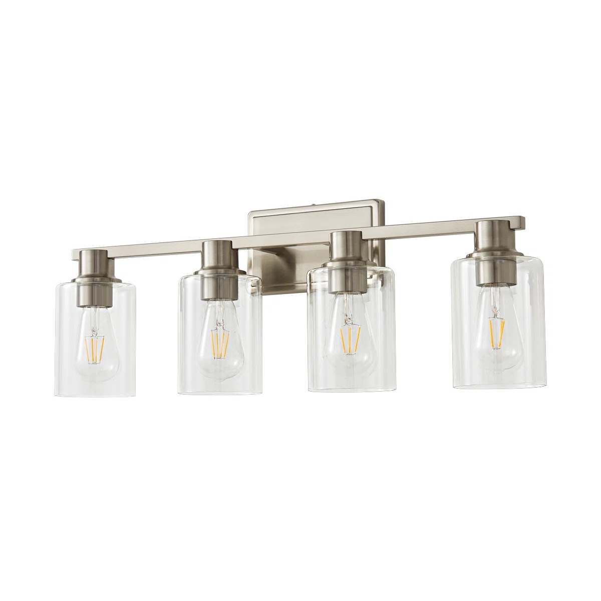 Condition photo showing New/Like New for mercer41 4 - light dimmable vanity light mirror headlights