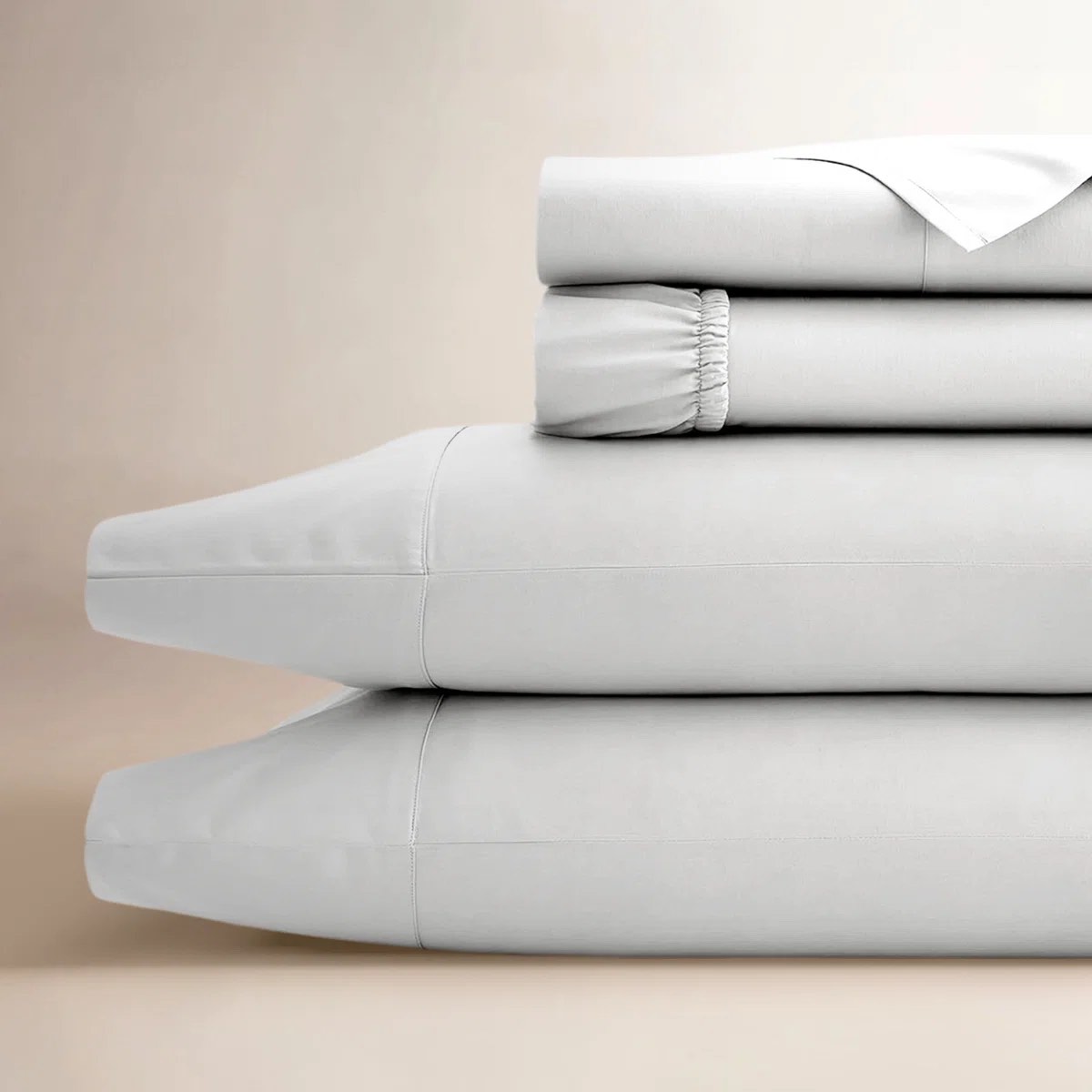 1000tc ultra-soft & silky luxury egyptian cotton sheet set- king