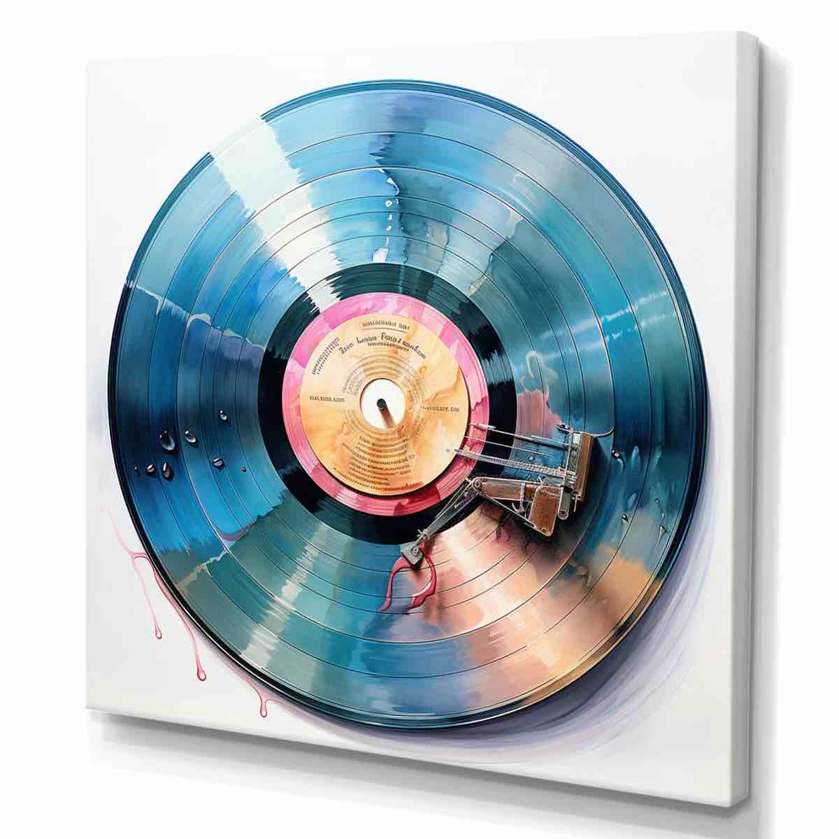 Condition photo showing Good Condition for vinyl record reflections - vinyl records wall art