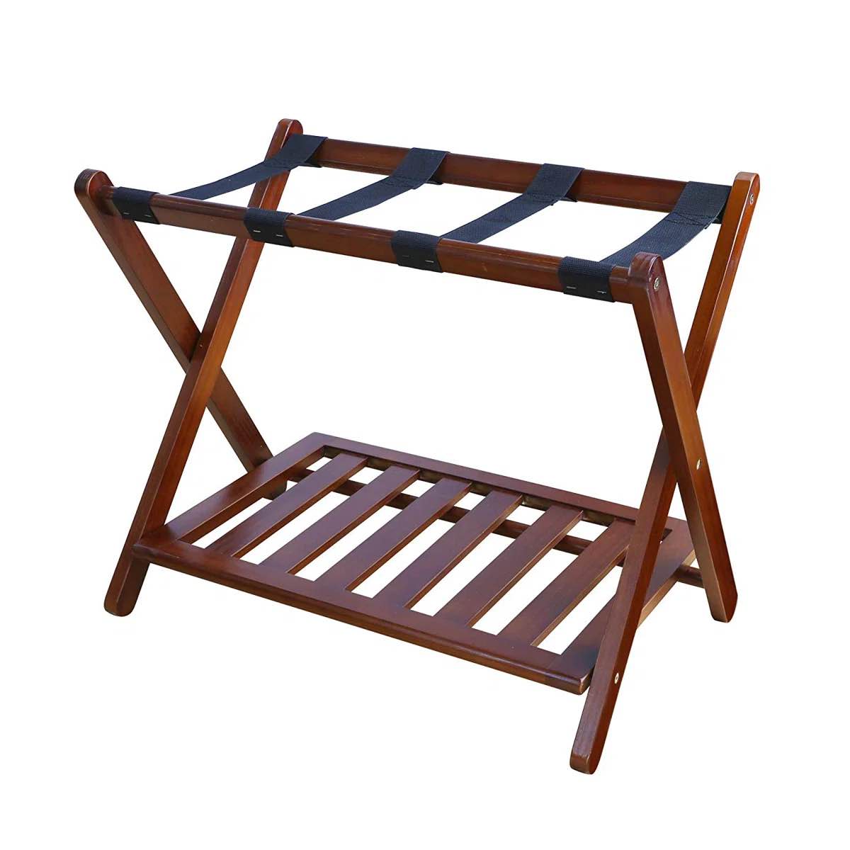 Condition photo showing New/Like New for folding wood luggage rack