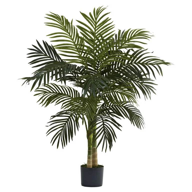 Condition photo showing New/Like New for latitude run 4 ft. faux golden cane palm tree