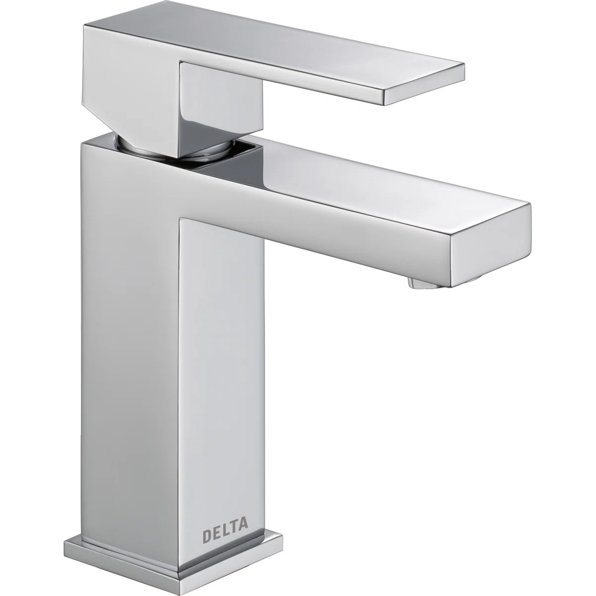 Modern Single Hole Bathroom Faucet with Drain Assembly, Single Handle Bathroom Sink Faucet 567LF-PP 