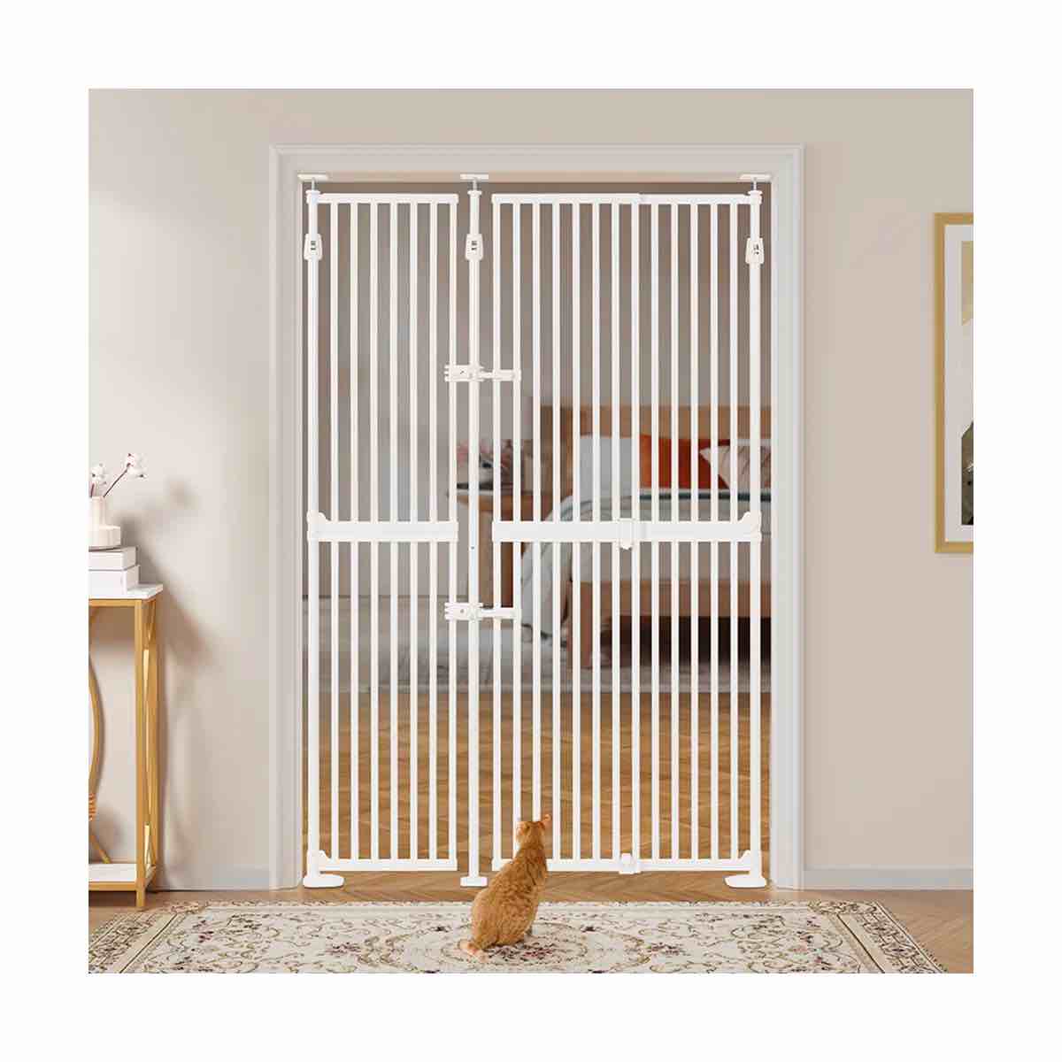 75" - 98'' high extra tall cat gate