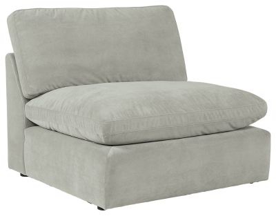 Condition photo showing New/Like New for signature design by ashley 41 in. x 43 in. x 37 in. sophie collection oversized armless chair grey