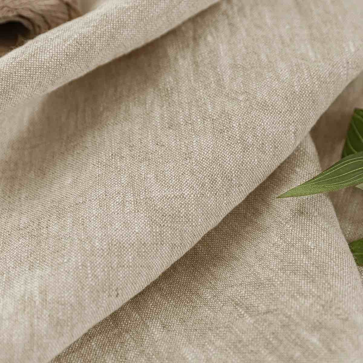Condition photo showing New/Like New for 100% pure linen back tab light filtering single curtain panel