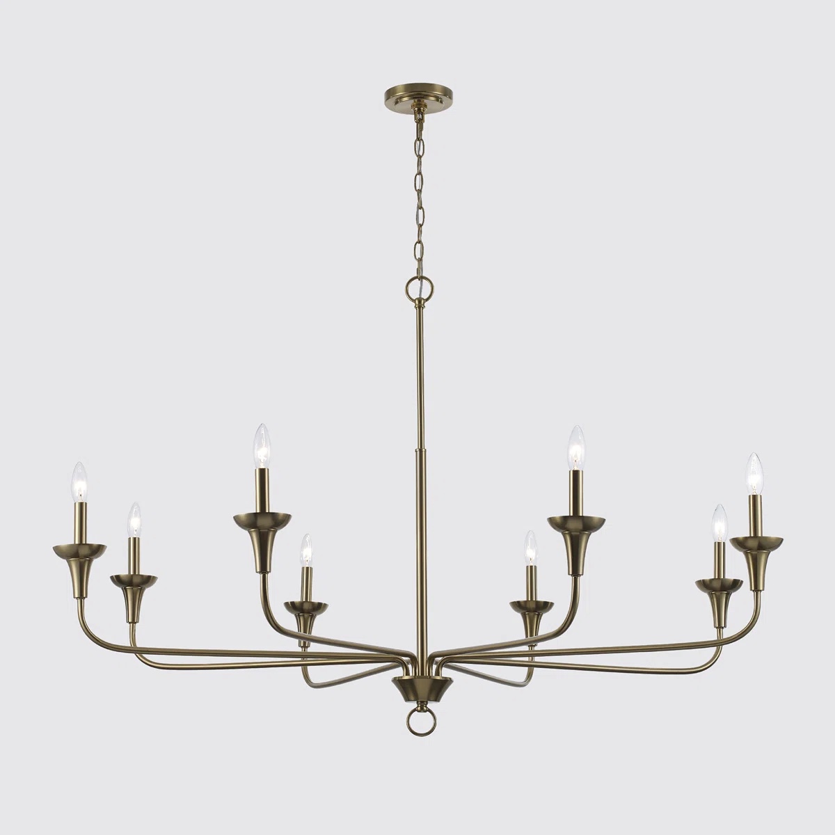 Condition photo showing New/Like New for capella 8 - light modern chandelier