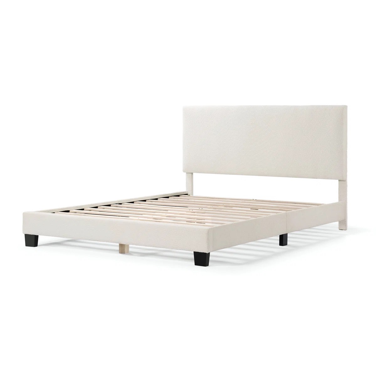 Condition photo showing Good Condition for anij upholstered queen platform bed