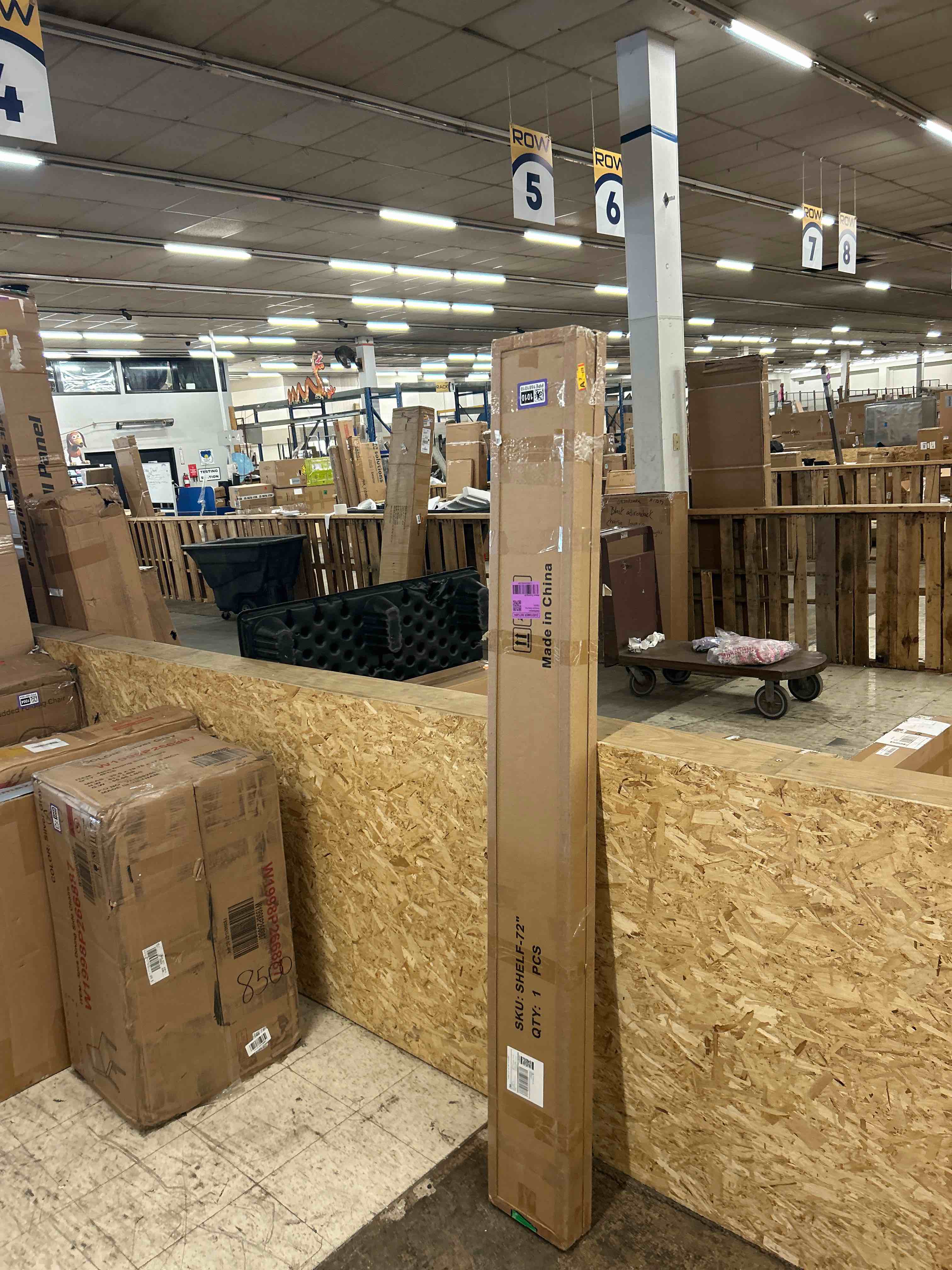 Condition photo showing New/Like New for 72x8x3 fireplace mantel - solid rustic wood - wall mounted floating shelf with invisible heavy duty steel bracket (weathered black)