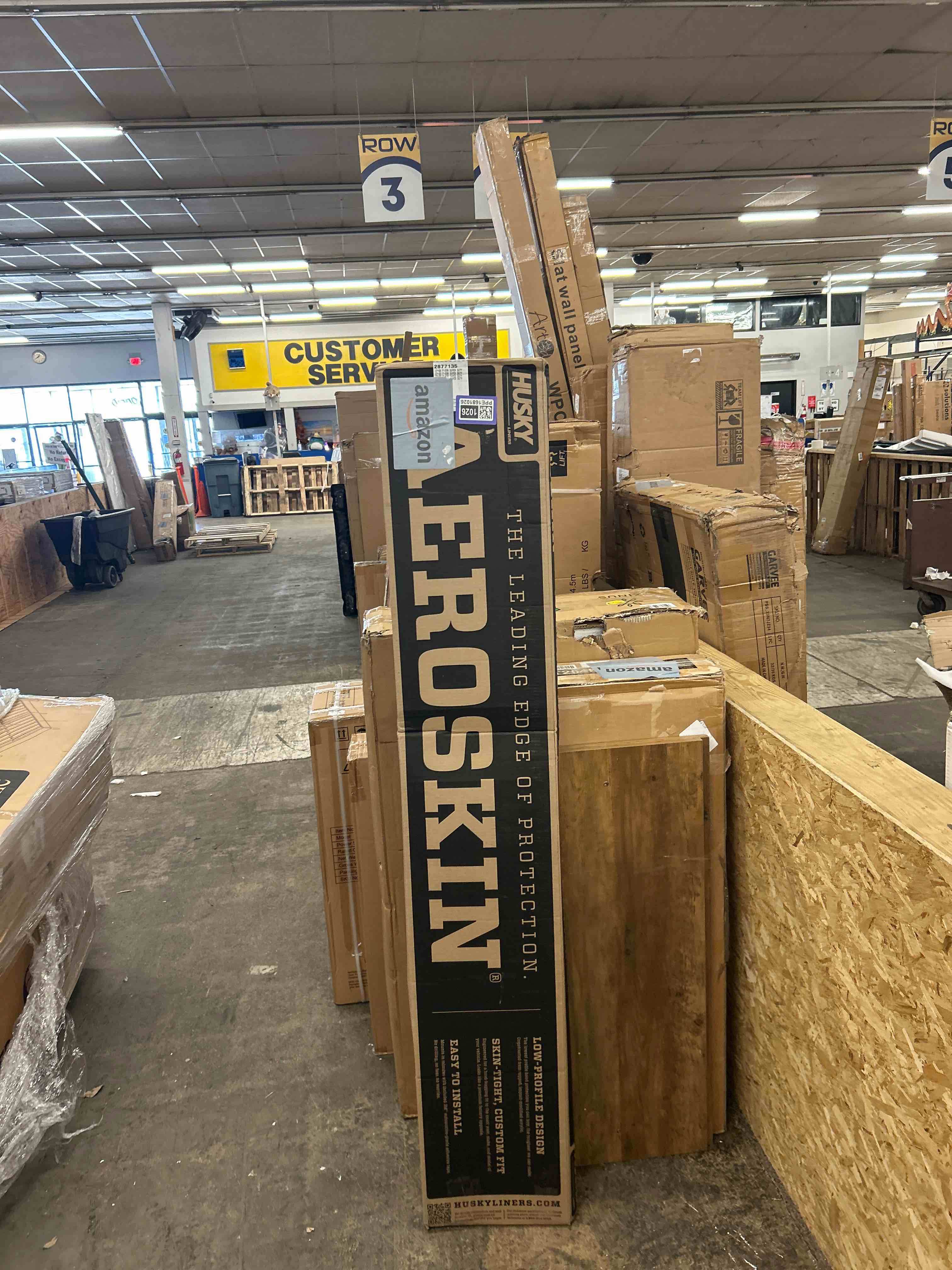 Condition photo showing New/Like New for husky liners aeroskin hood protector | fits 2017-2022 ford f-250, f-350, f-450, f-550 super duty | low profile deflector/bug shield - 1 pc., matte black | 2877135