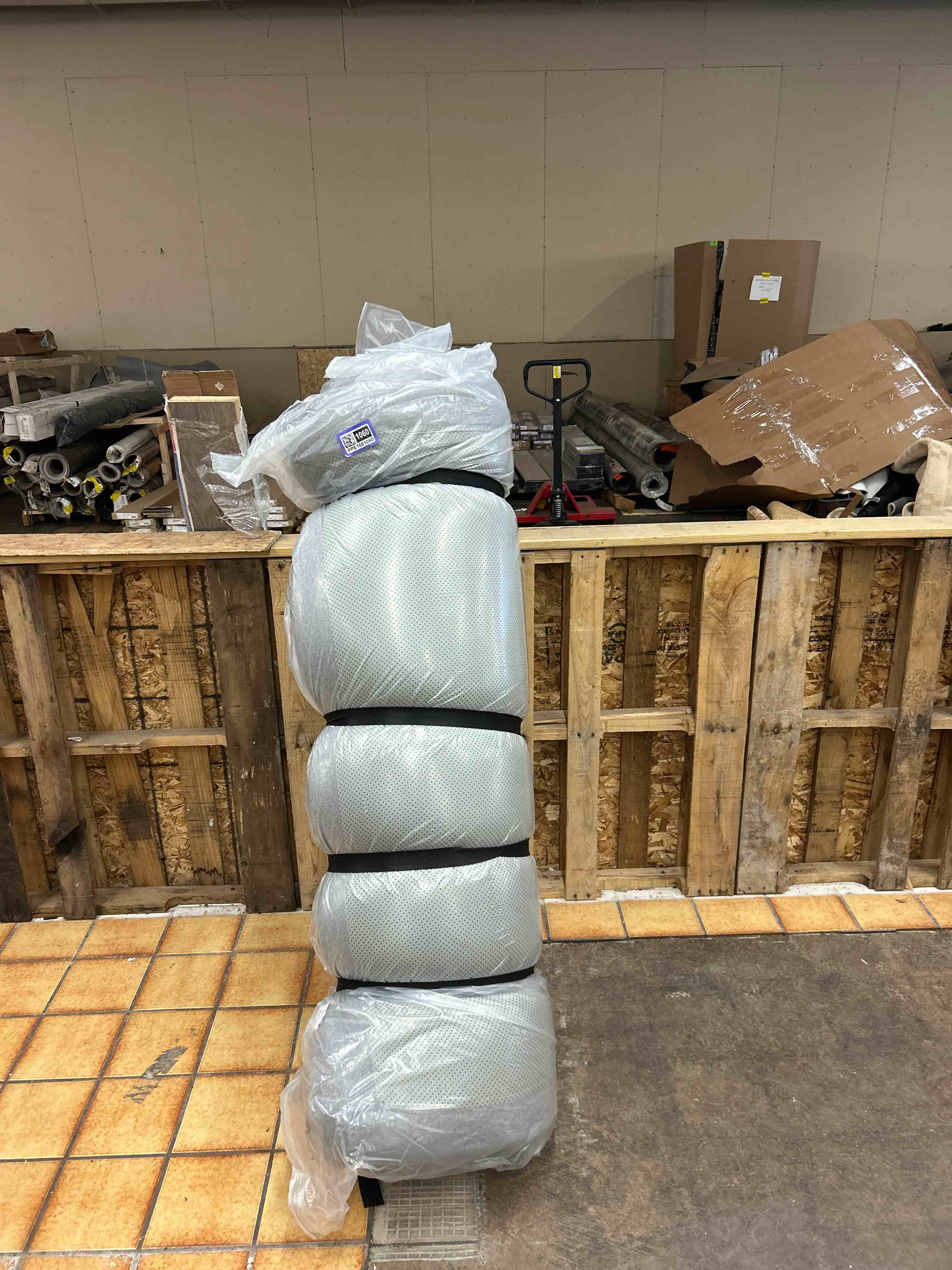 Condition photo showing Good Condition for novilla queen size mattress, 12 inch gel memory foam mattress for a cool night sleep & pressure relief, medium firm feel with motion isolating, bliss