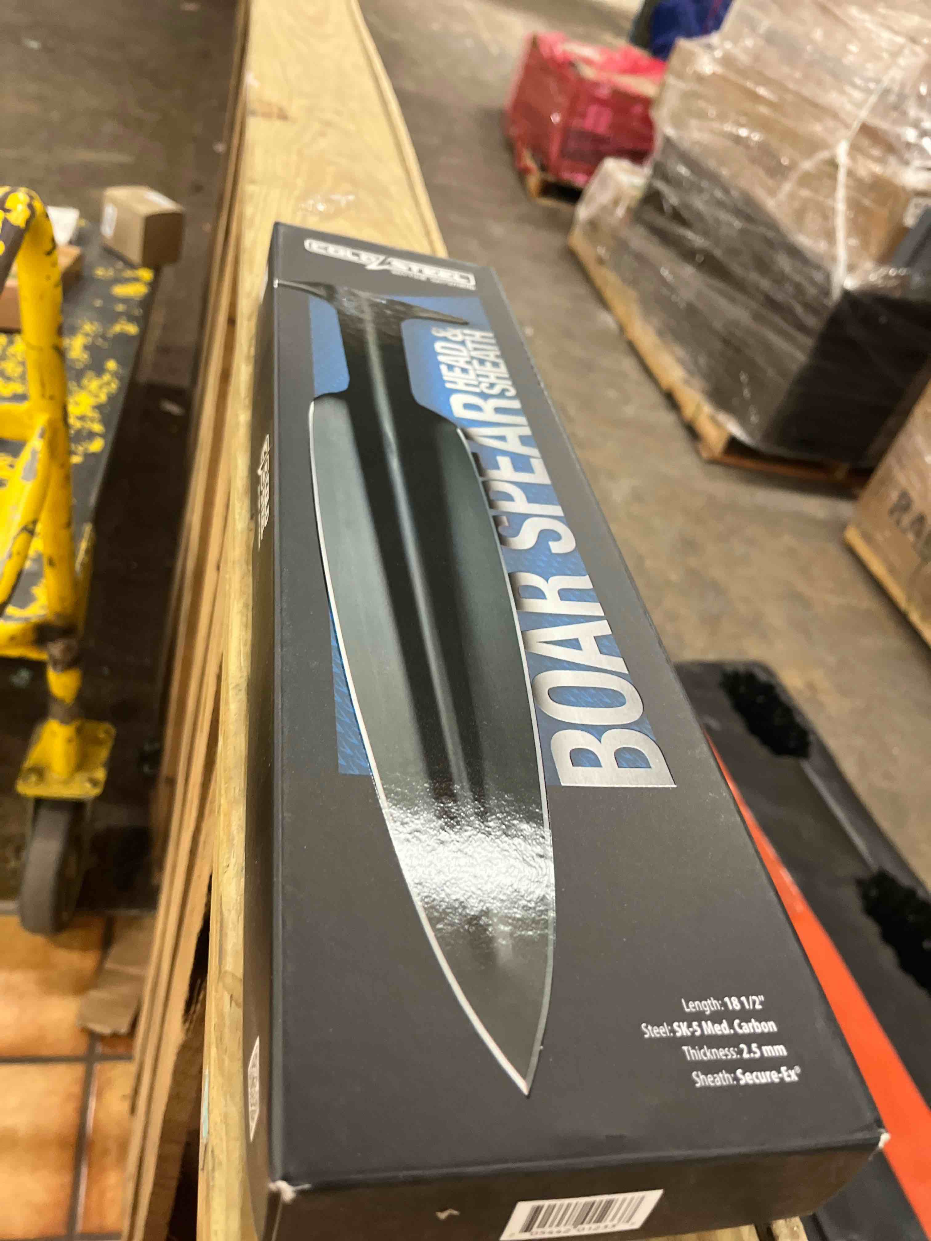 Condition photo showing New/Like New for boar head w/sheath/no shaft