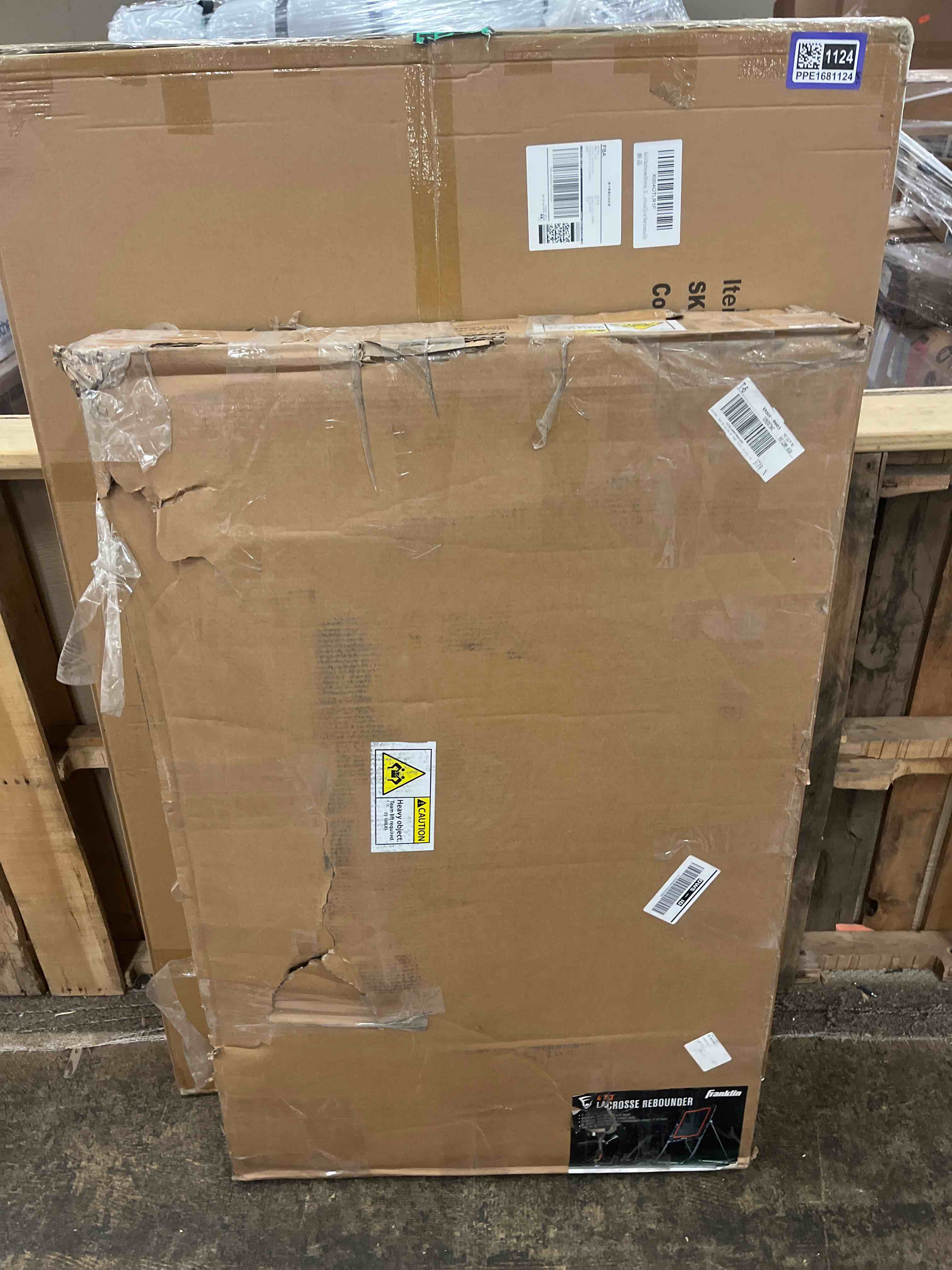 Condition photo showing New/Like New for franklin sports lacrosse rebounder - 4  x 3  feet rebound target