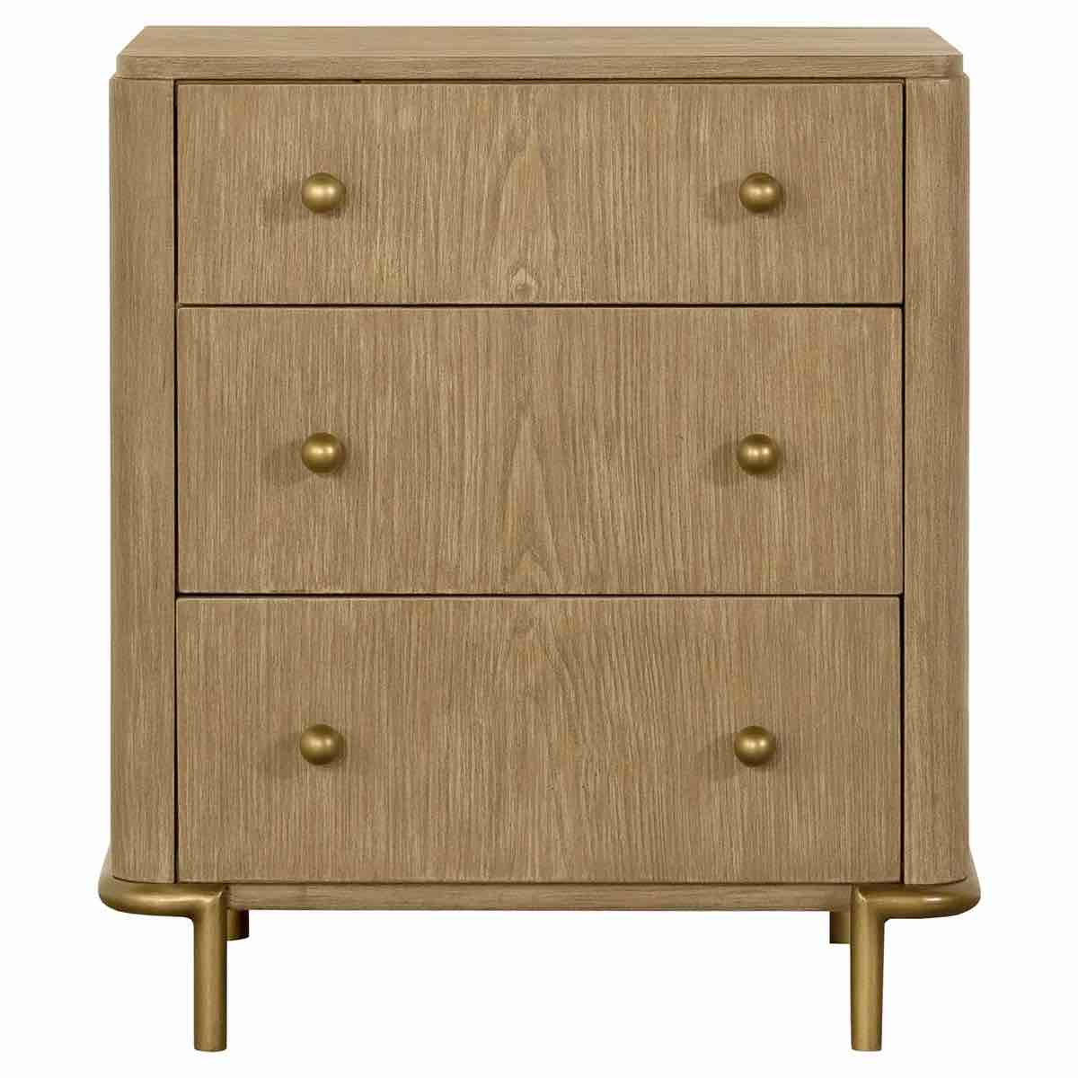 maxine 3-drawer nightstand