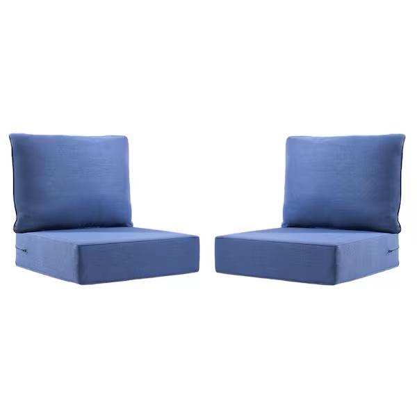 Condition photo showing New/Like New for carolina 24 in. x 24 in. x 6 in. olefin 4-piece deep seating outdoor lounge chair sofa cushion