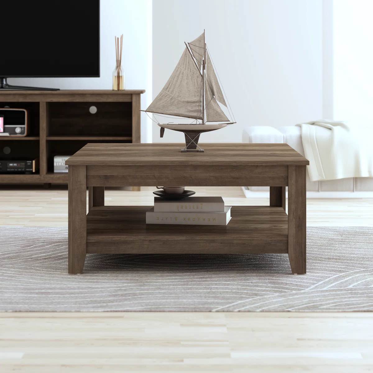 Condition photo showing New/Like New for weddel basilico coffee table with storage