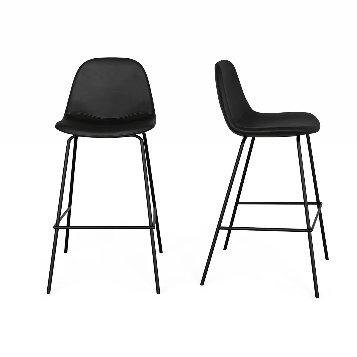 Condition photo showing New/Like New for kody vegan leather bar & counter stool (set of 2)