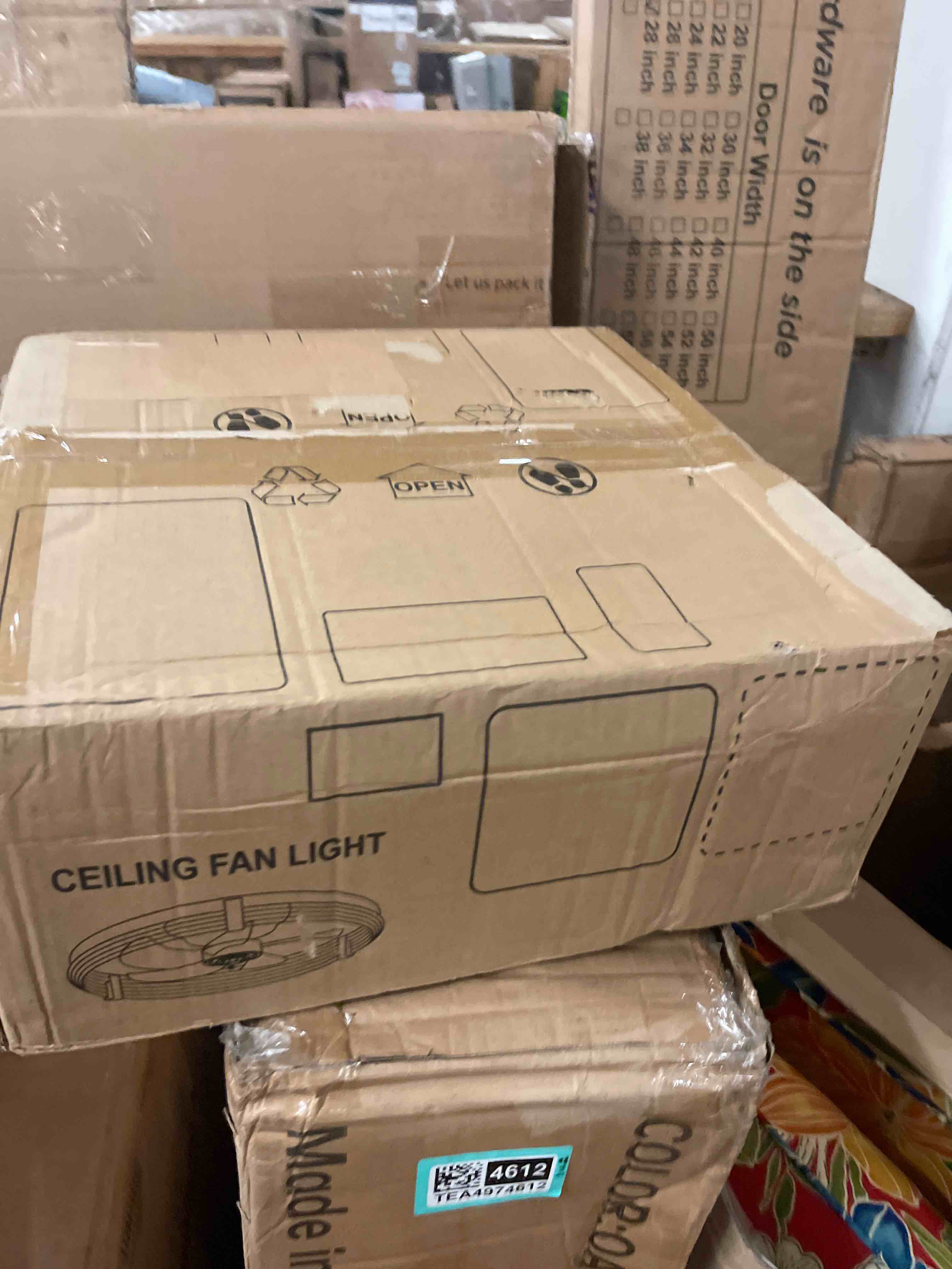Condition photo showing New/Like New for addlon 24" low profile fandelier ceiling fans with lights and remote, white | wider airflow, 3000-6000k dimmable led, 6 speeds, reversible dc motor, remote and app control, memory function, timer, quiet