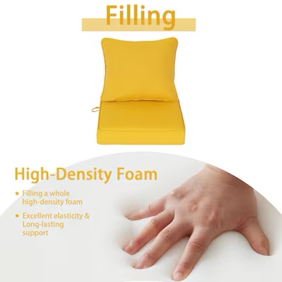 Condition photo showing New/Like New for indoor outdoor deep seat cushion water resistant
