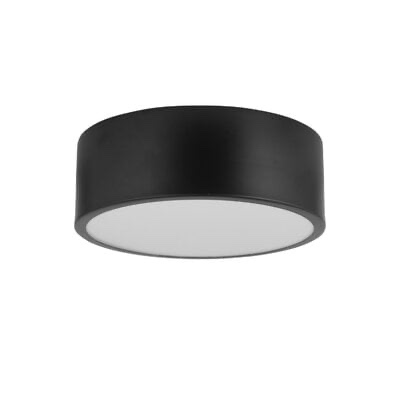 Coocheer 11-In LED Dimmable ETL Listed Black Finish Round Fixture, CCT Color Tunable 3000K, 4000K, 5000K