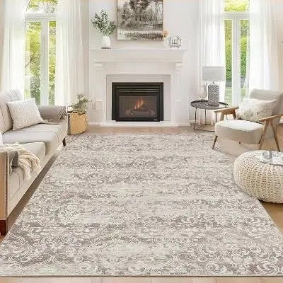 Loloi Magnolia Home by Joanna Gaines Gigi Collection GIG-02 Ivory/Stone 7'-10" x 10' Area Rug