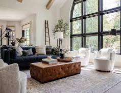 Chris Loves Julia x Loloi Jules Natural/Ocean 8 -6  x 11 -6  Area Rug