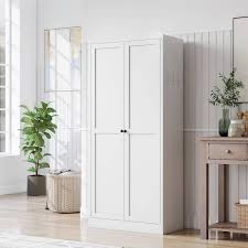 61" Metal Kitchen Pantry Cabinet Adjustable Storage With 4 Shelves (110Lb Capacity), Heavy Duty Freestanding Pantry Organizer For Kitchen, Pantry, Living Room