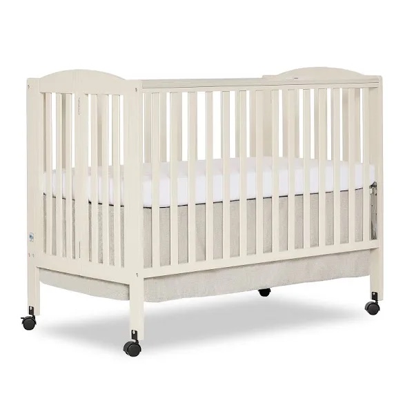 Dream On Me 2-in-1 Folding Full-Size Crib White