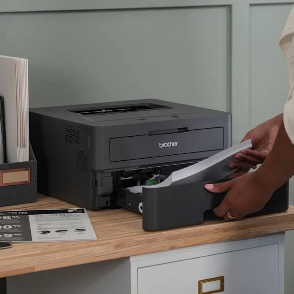 Brother HL-L2400D Compact Monochrome Laser Printer, USB Required (Cable not Included),