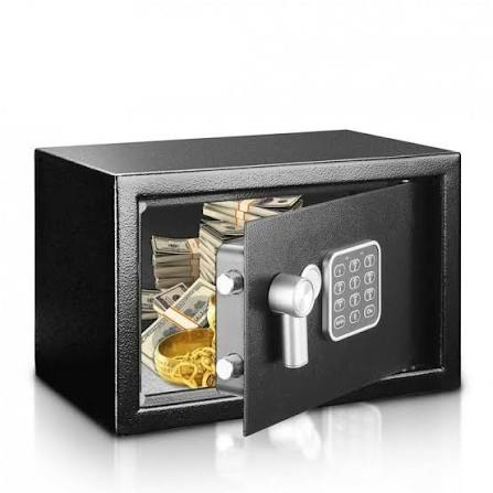 Serene Life Compact Electronic Safe with Mechanical Override  SLSFE12
