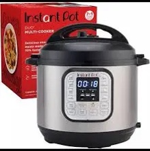 Instant Pot Duo 8 Qt Electric Pressure Cooker  7-in-1 Slow Cooker  Rice Cooker  Steamer  Sauté  Yogurt Maker  Warmer & Sterilizer