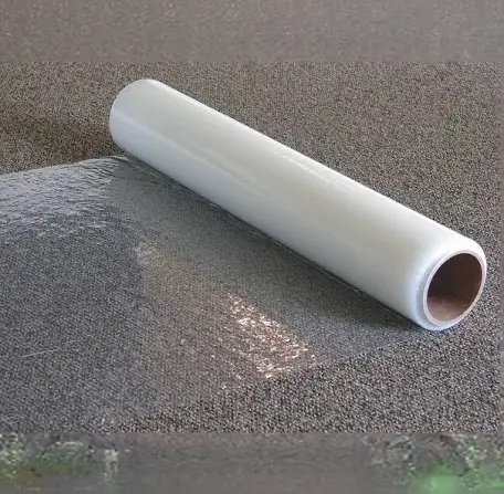 Carpet Protection Film  24 inch x 200 feet  Clear Self-Adhesive Protector Film for Carpets