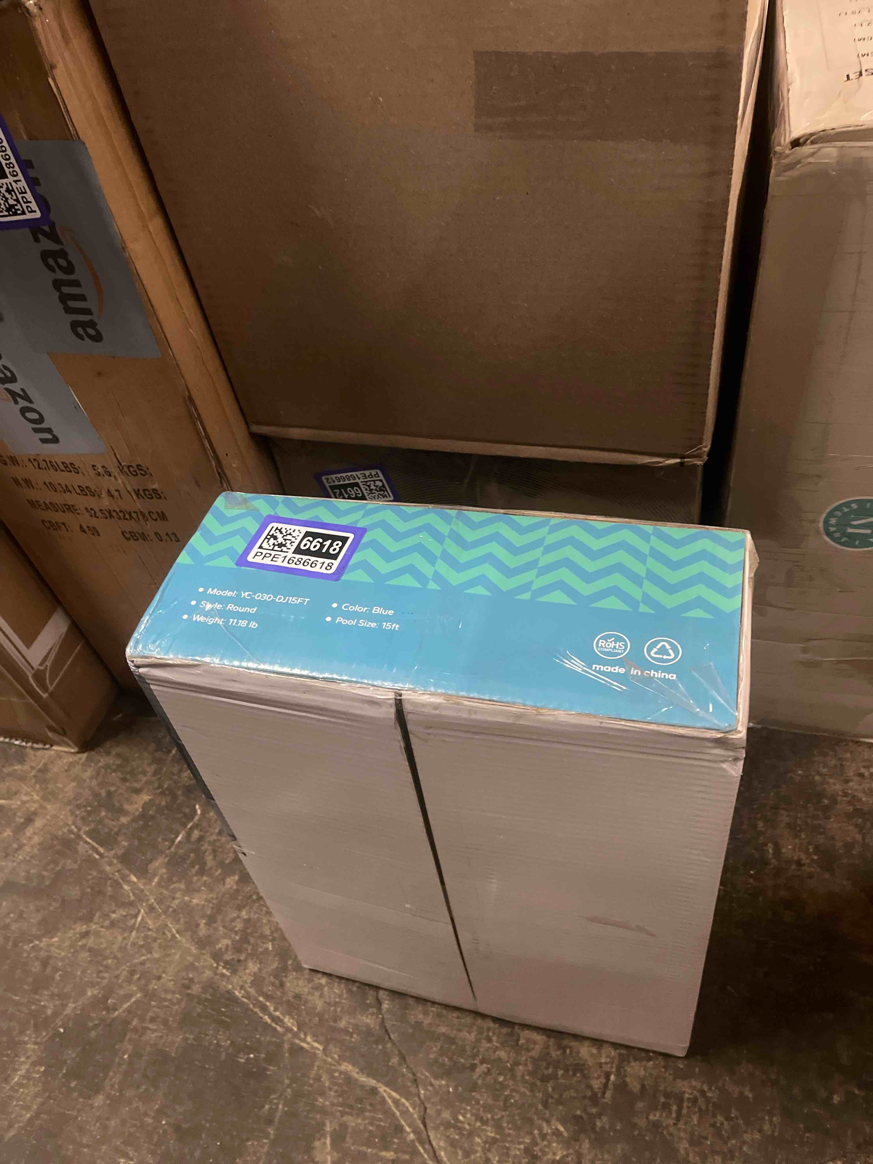 Condition photo showing New/Like New for POOLHACKER 2025 Upgrade 15 ft Round Winter Pool Cover - 15ft Round Above Ground, 4 Foot Overlap Extra Thick 420D Pool Cover with Pulley and Cable