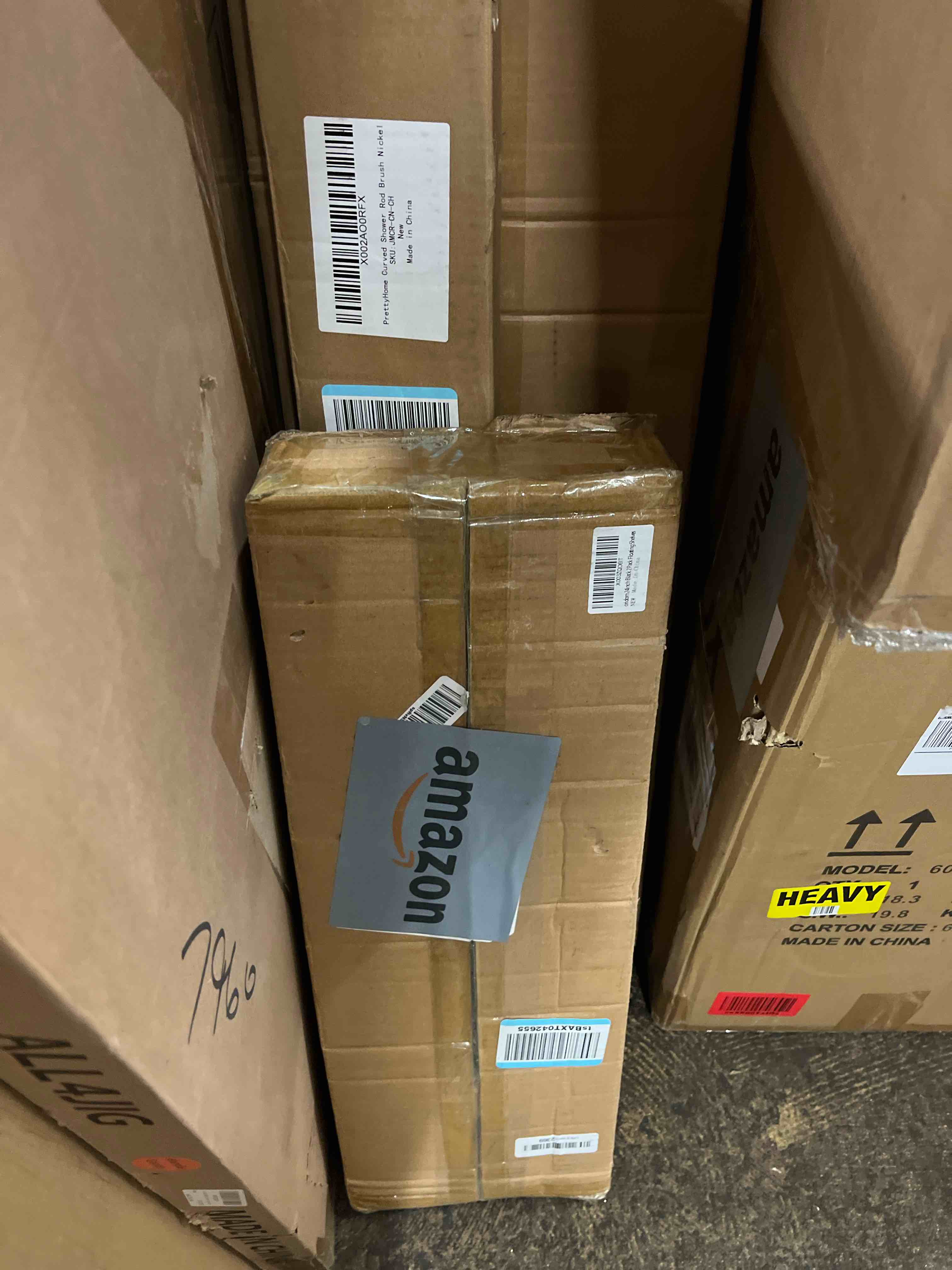 Condition photo showing New/Like New for Floating Shelves for Wall, Black Wood Set of 2, 24" Mounted Shelf for Kitchen, Living Room, Bedroom, Bathroom Storage, Book Shelf, Home Decor, Frame Display