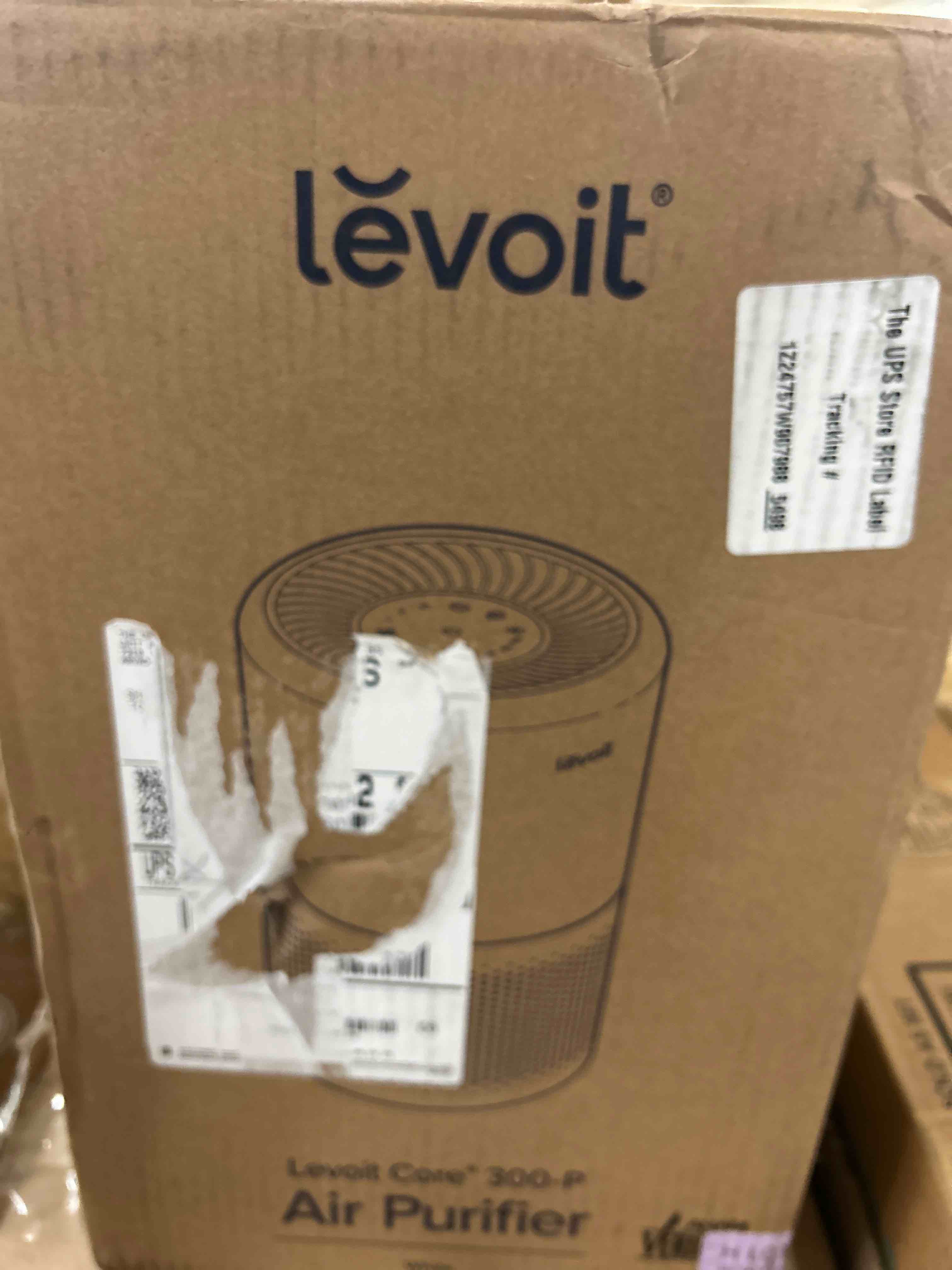 Condition photo showing New/Like New for LEVOIT Air Purifier for Home Allergies Pet Hair in Bedroom, Covers Up to 1073 ft² by 56W High Torque Motor, AHAM VERIFIDE, 3-in-1 Filter with HEPA Sleep Mode, Remove Dust Smoke Odor, Core300-P, White