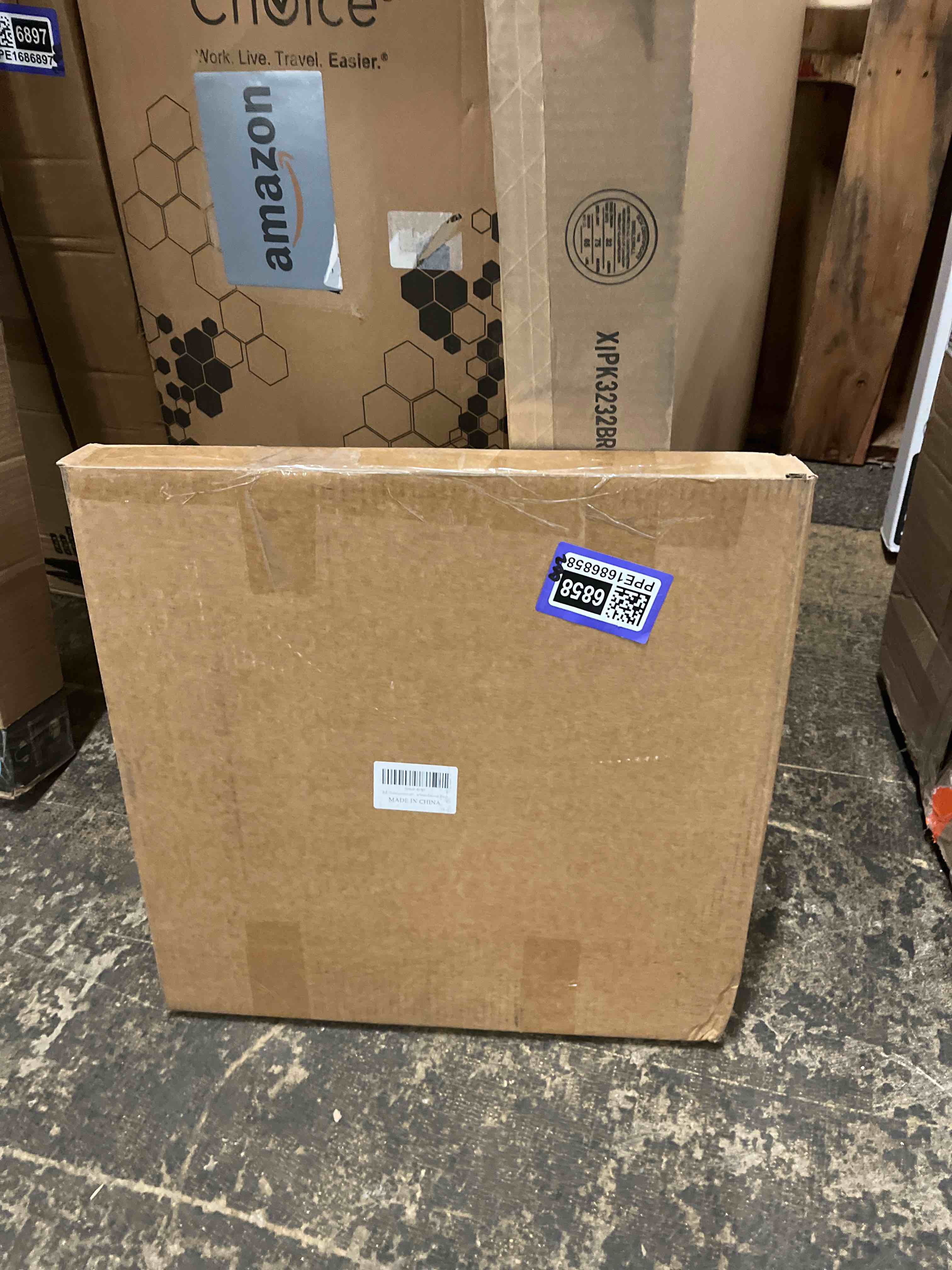 Condition photo showing New/Like New for Wooden Lazy Susan for Table Turntable Organizer 18 Inch Large Lazy Susan Whitewashed Wood Serving Tray for Pantry Cabinet Countertop Round Spins Balanced Pine Spice Rack for Kitchen Essentials Storage