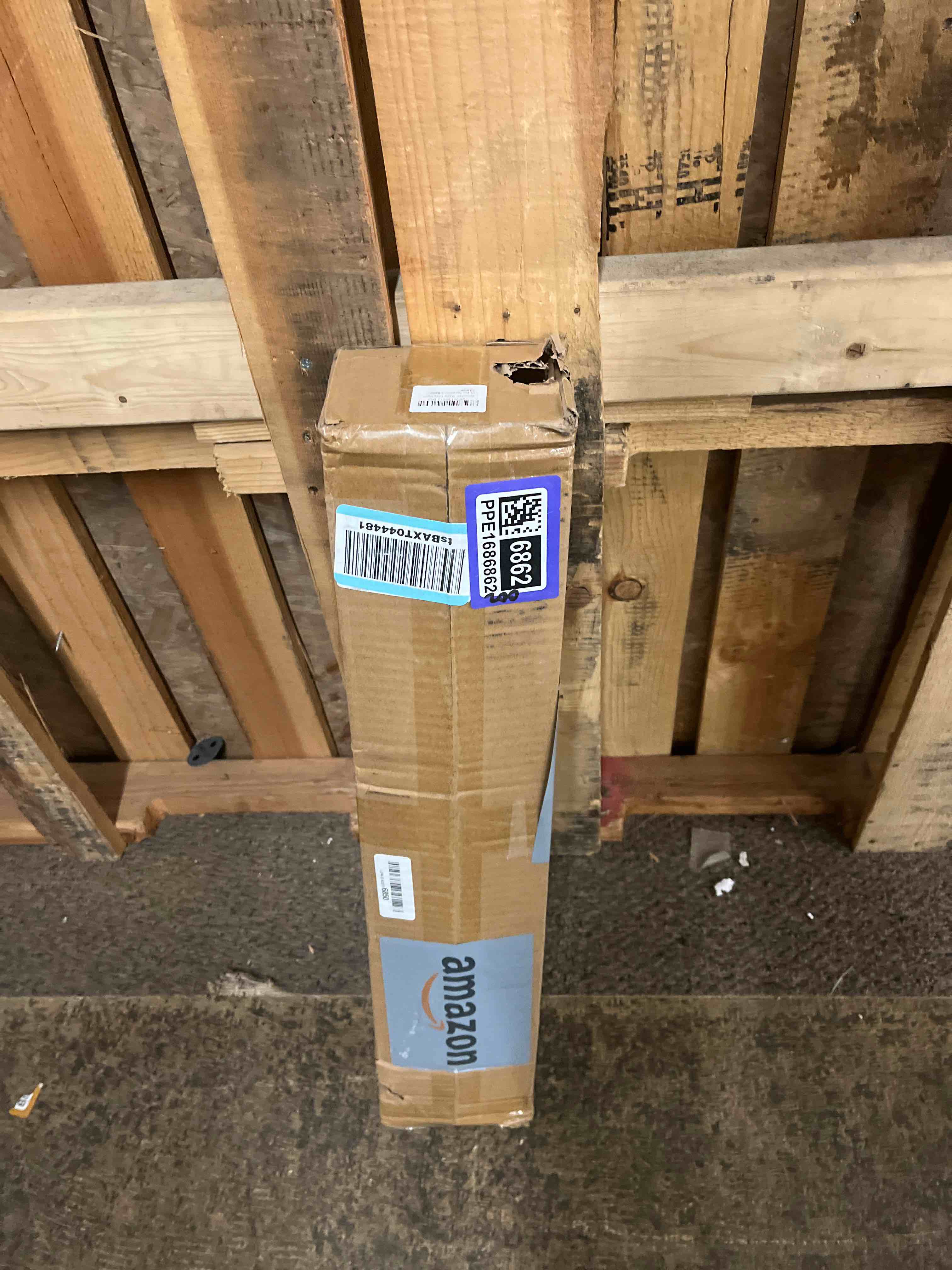 Condition photo showing New/Like New for Wooden Baby Play Gym Foldable Gym Frame Activity Gym Hanging Bar with 5 Toys Natural for Newborn Baby (Foldable Grey)