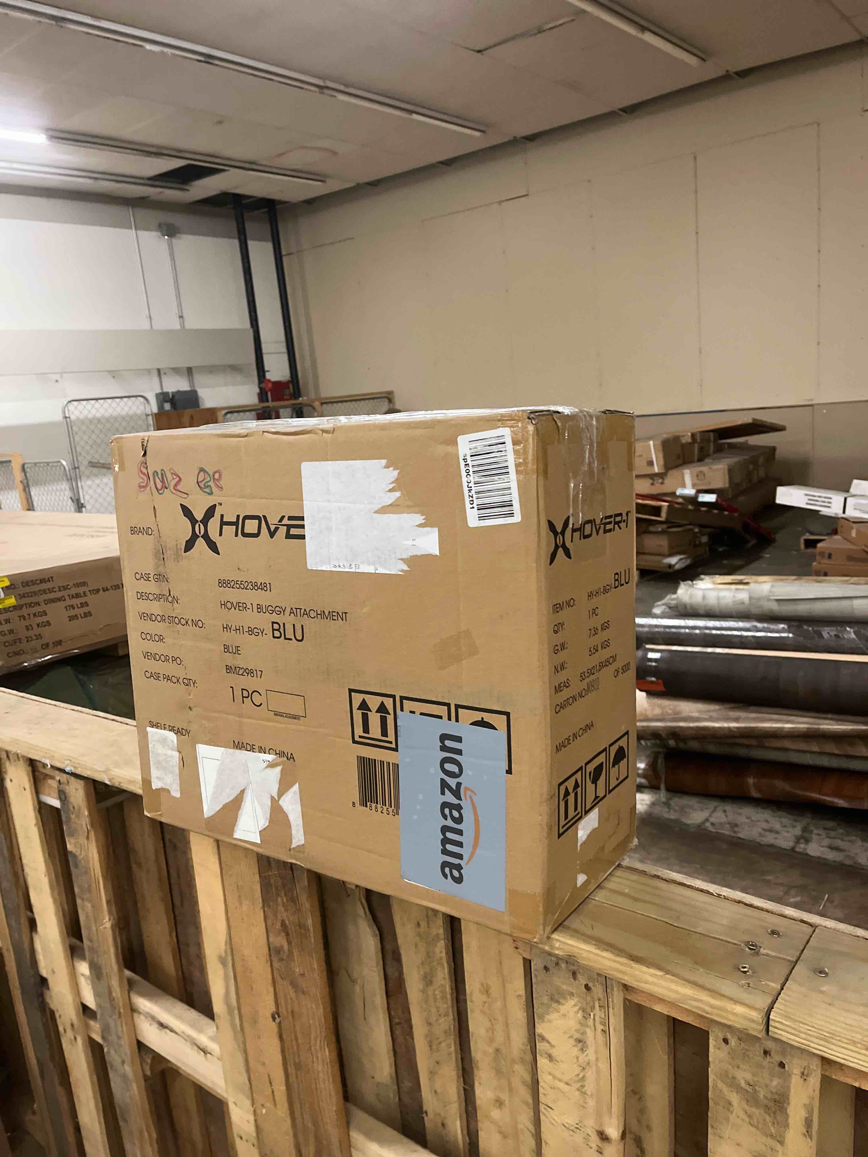 Condition photo showing New/Like New for Hover-1 Buggy Hoverboard Attachment - Compatible with Most 6.5" & 8" Electric Hoverboards, Hand-Operated Rear Wheel Control, Adjustable Frame & Straps, Easy Assembly & Install Hoverboard Go Kart