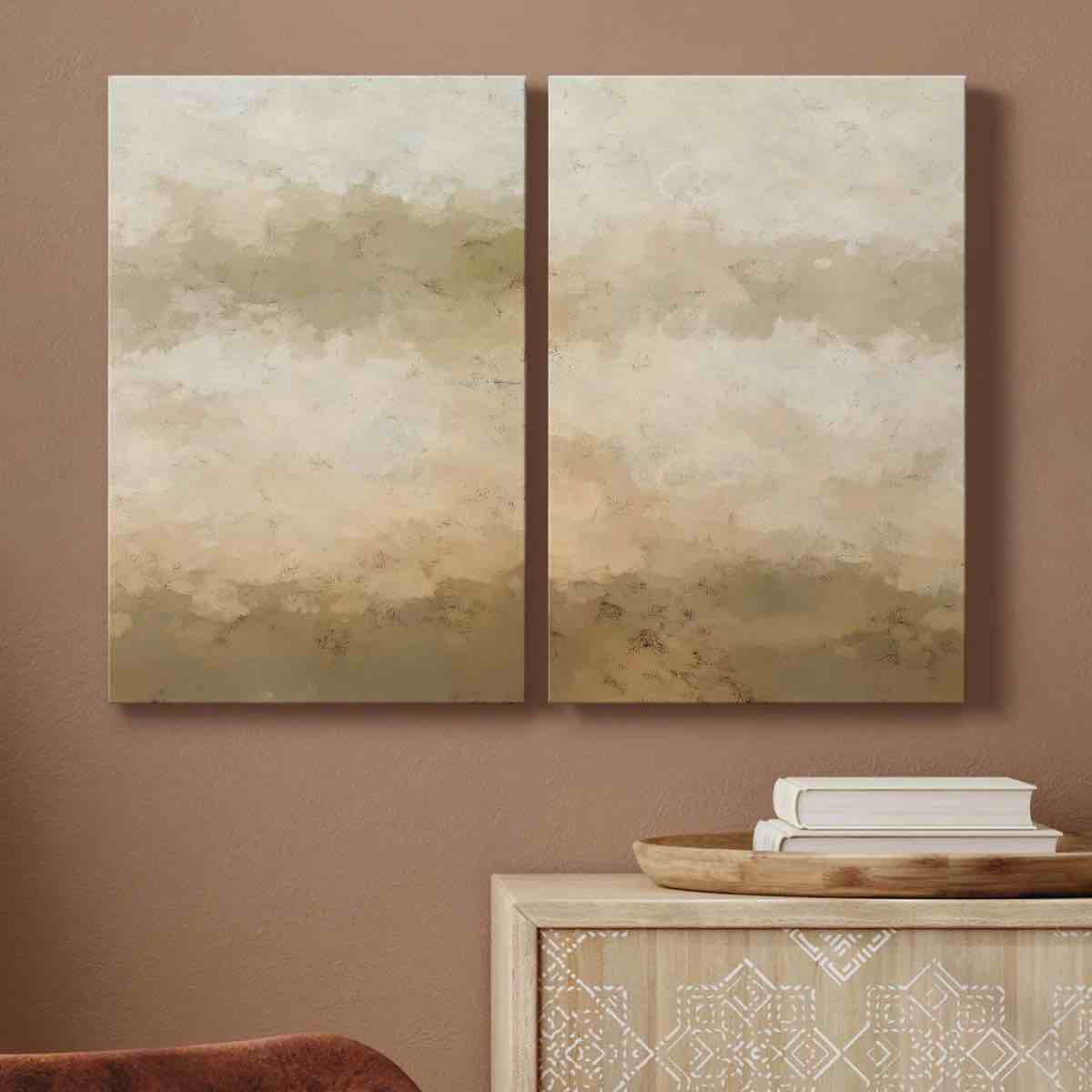 " Freeform V " 2 - Pieces Painting Print