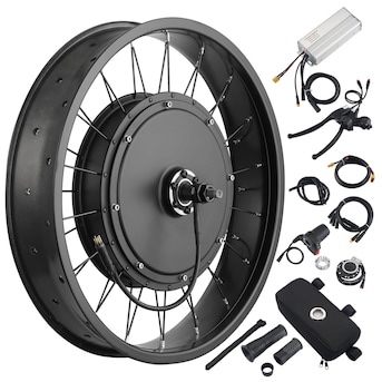Yescom 20-inchx4-inch Fat Tire 48V Ebike Electric Front Wheel Bicycle Conversion Kit