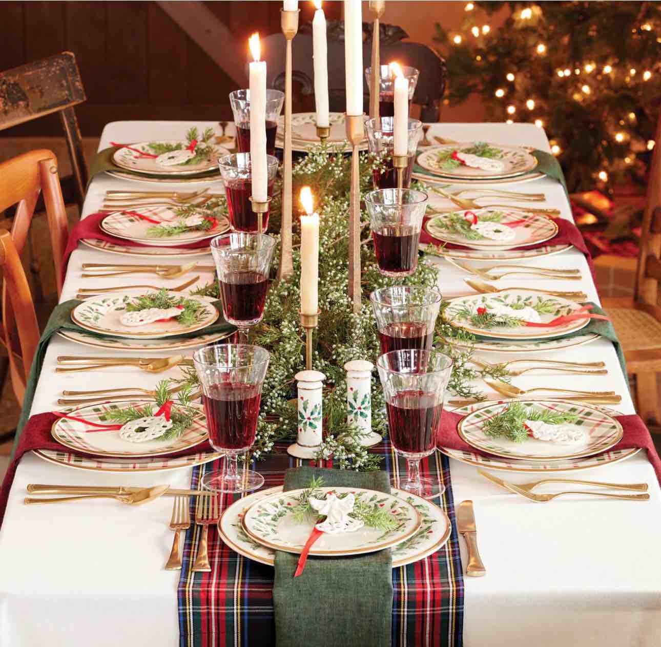  Lenox Holiday 10.5" Dinner Plate- SET OF 6