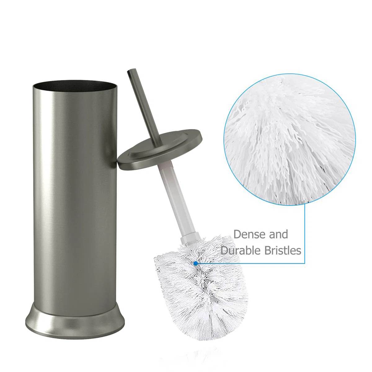 NU Steel Metal Toilet Brush And Holder