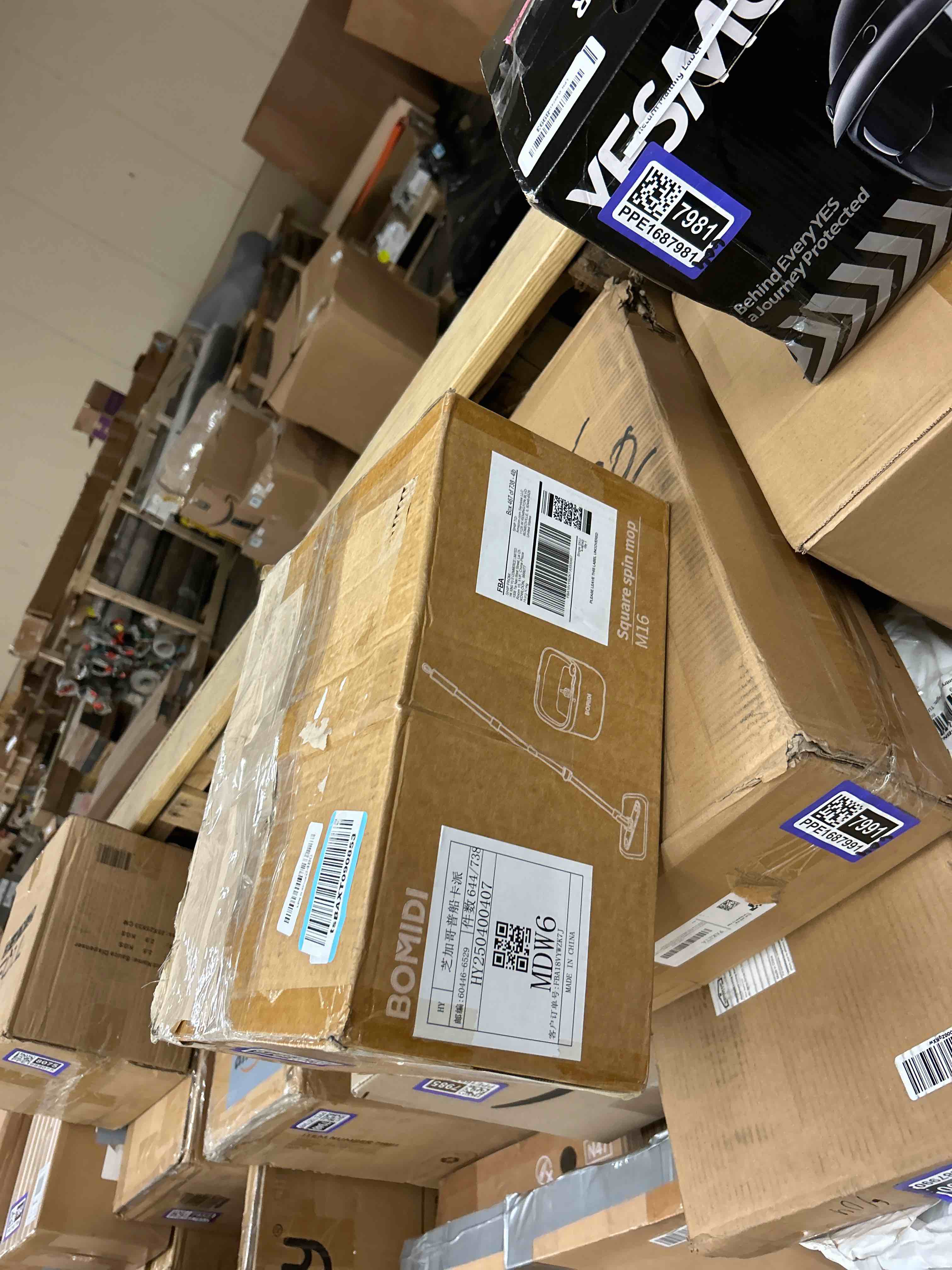 Condition photo showing New/Like New for mop and bucket set, spin mop with separate dirty water system, deep-cleaning mops for floors, versatile mops for walls